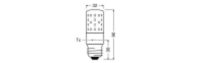 LED-Slim-Lampe E27 LEDTSLIM60D7,3827E27