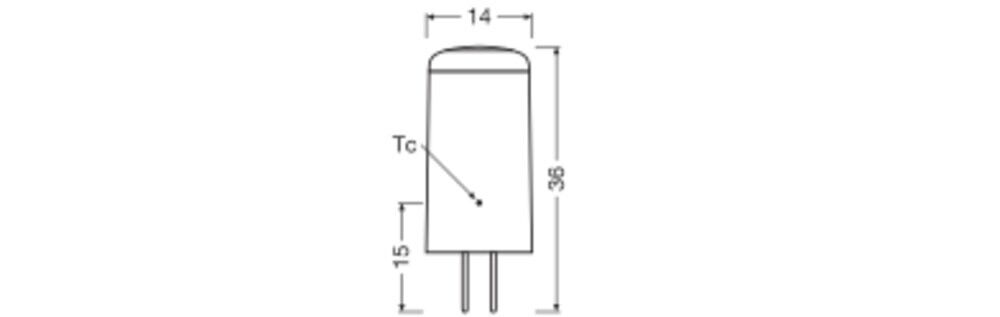 LED-PIN-Lampe G4 LEDPIN28320P2.2827KL