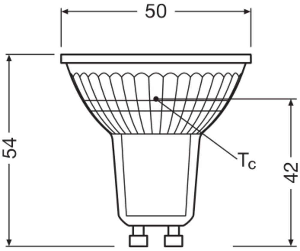 LED-Reflektorlampe PAR16 LEDPAR165036EEAS2840