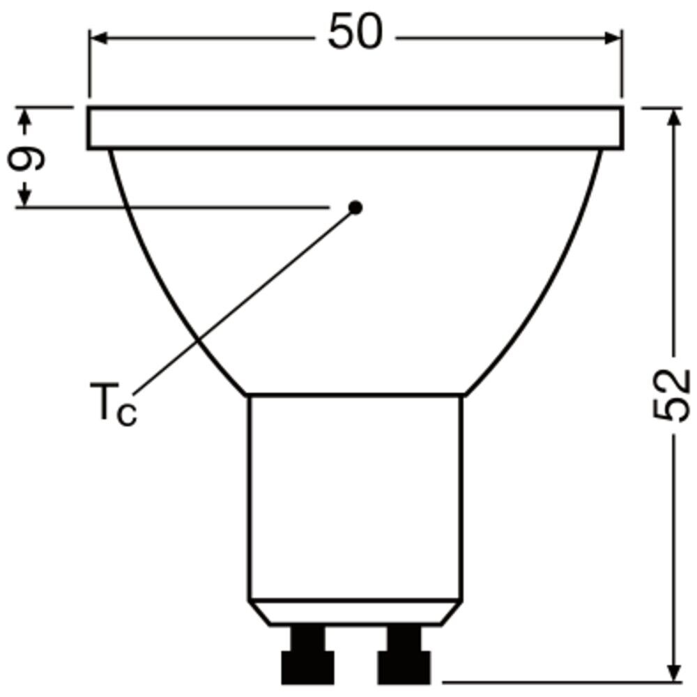 LED-Reflektorlampe GU10 4000K 7,0W 575lm 60° dimmbar