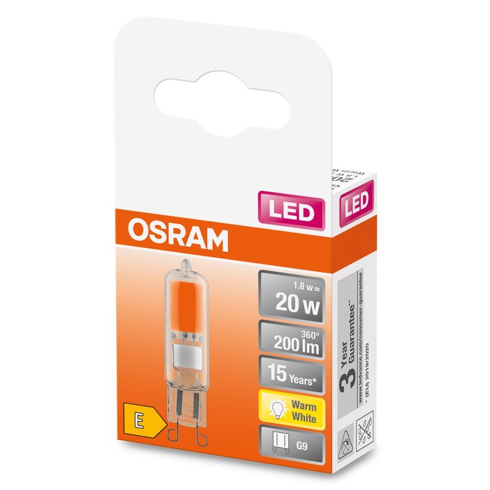 LED-Lampe G9 1,8W 200lm 2700K