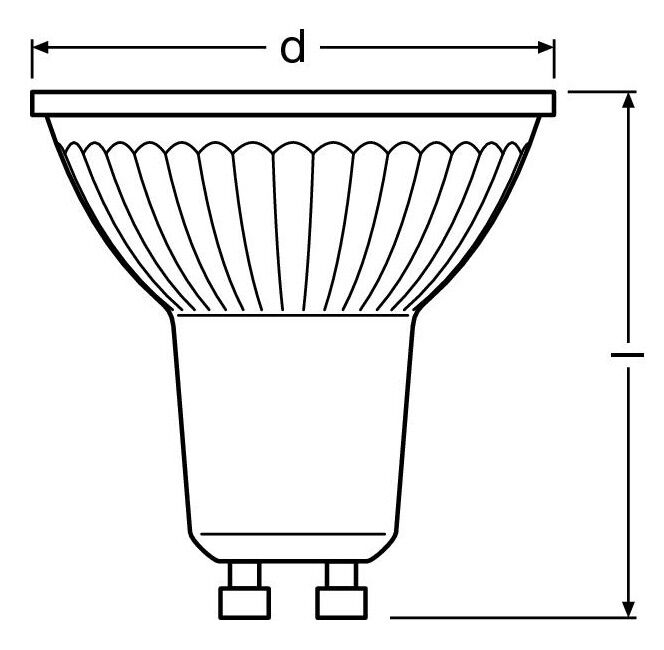 LED-Reflektorlampe PAR16 RL-PAR16 80 840/120
