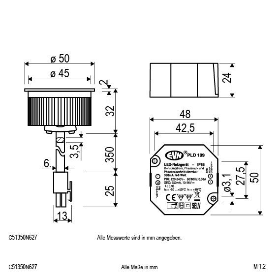 P-LED Einsatz C51350N627