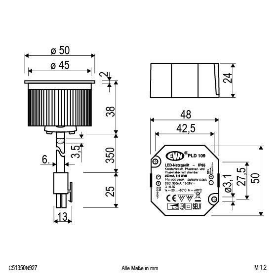 P-LED Einsatz C51350N927