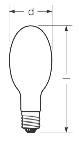 Natriumdampflampe RNP-E/LR 50WS230/E27