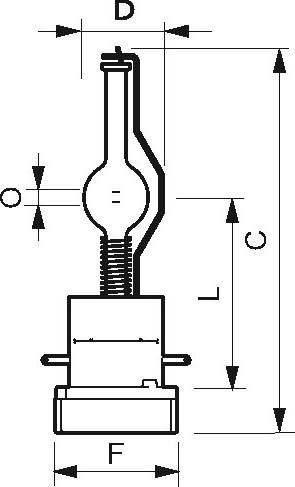 Speziallampe MSR Platinum 35 1CT