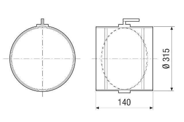Drosselklappe manuell MDKI 40