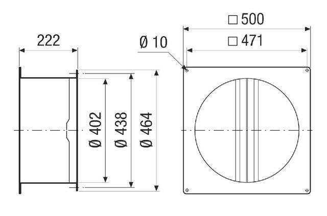 Rohrverschlussklappe VKRI 40-45
