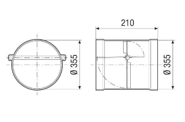 Verschlussklappe VKKI 45