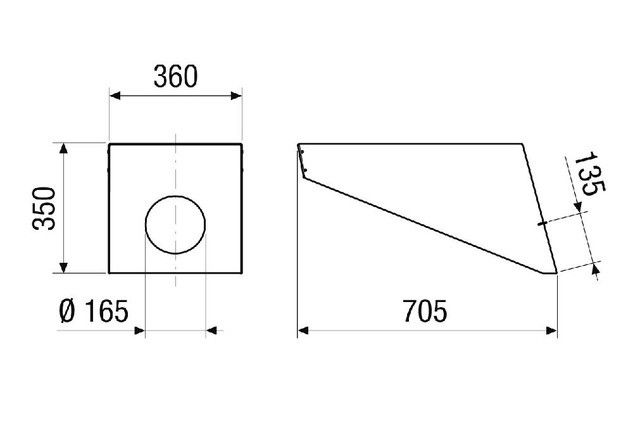 Dachhaube PP 45 DH 31-35