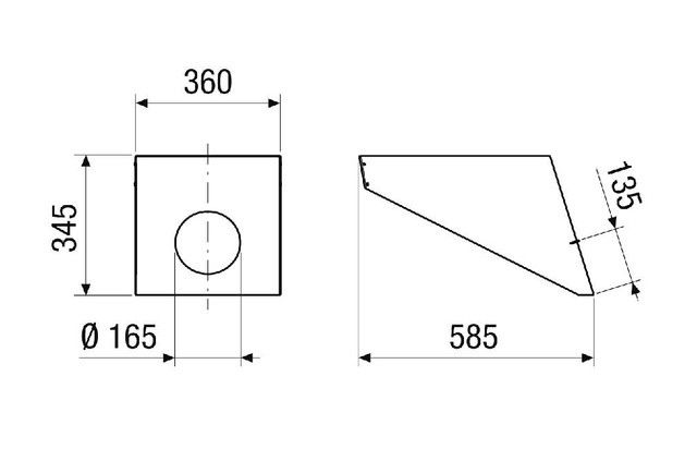 Dachhaube PP 45 DH 36-45