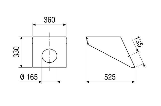 Dachhaube PP 45 DH 46-55