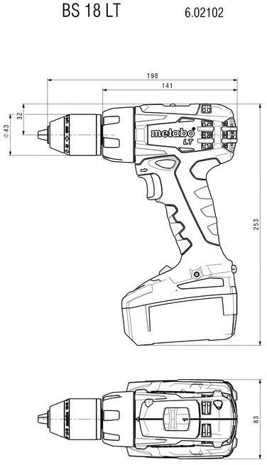 Akku-Bohrschrauber BS 18 LT Compact