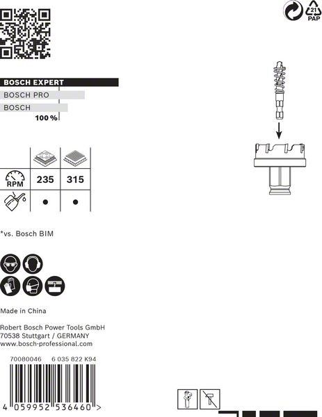 Lochsäge SheetMetal 2608900500