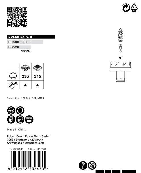 Lochsäge SheetMetal 2608900500
