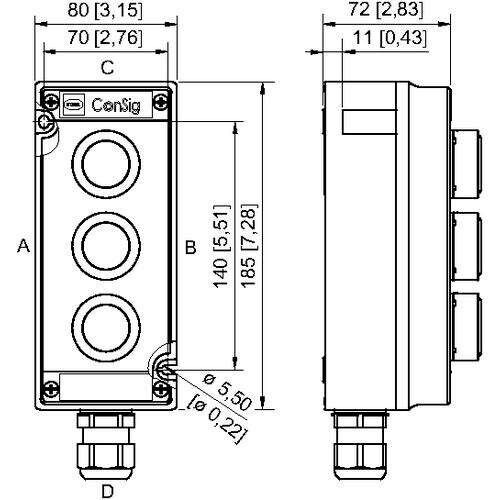 Dreifachdrucktster 8040/1380X-01#130861