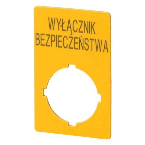 Schild Not-Halt M22-XZK1-PL99