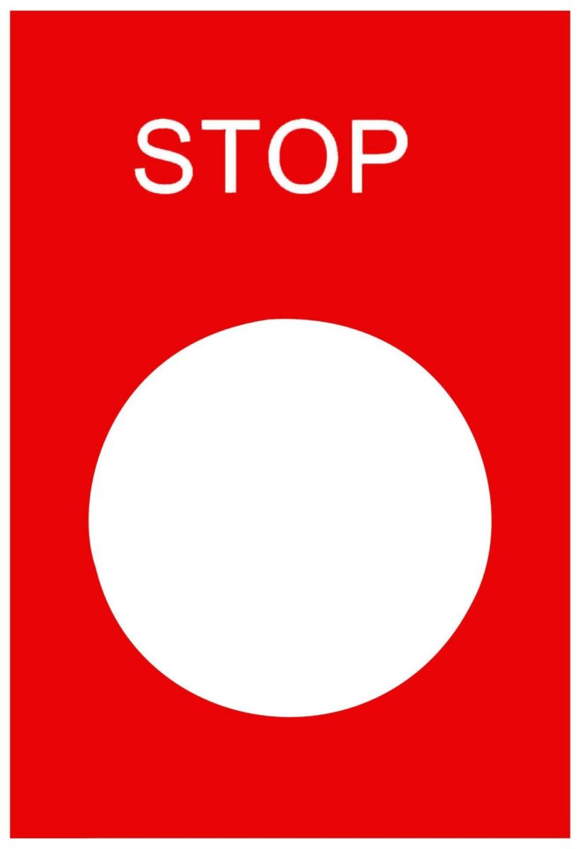 Anzeigeschild ZB2BY2304 Anzeigeschild ZB2BY2304