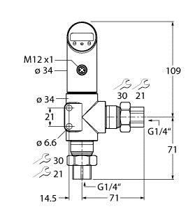 Differenzdrucksensor PS001D-50 #6834119 Differenzdrucksensor PS001D-50 #6834119