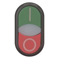 Doppeldrucktaster M22S-DDLF-GR-X1/X0