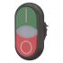 Doppeldrucktaster M22S-DDLF-GR-X1/X0