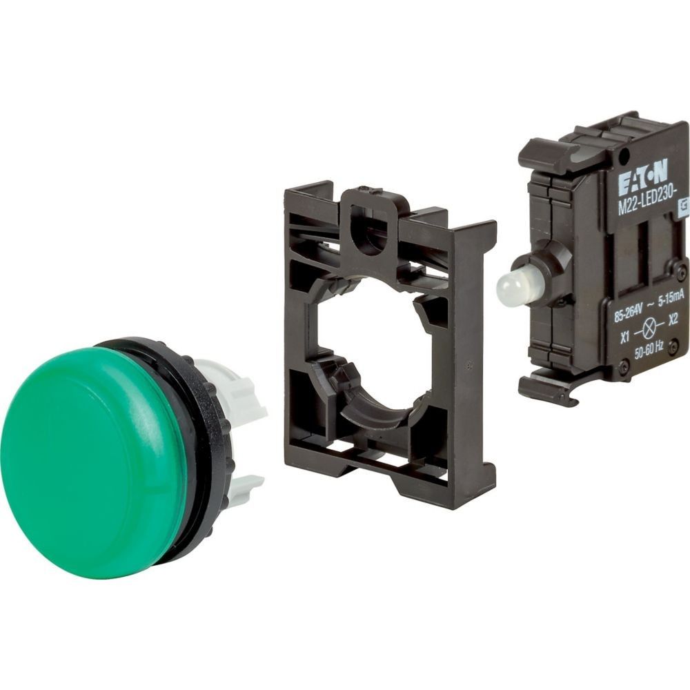 Leuchtmelder Komplettgerät M22-L-G-LED230-BVP Leuchtmelder Komplettgerät M22-L-G-LED230-BVP