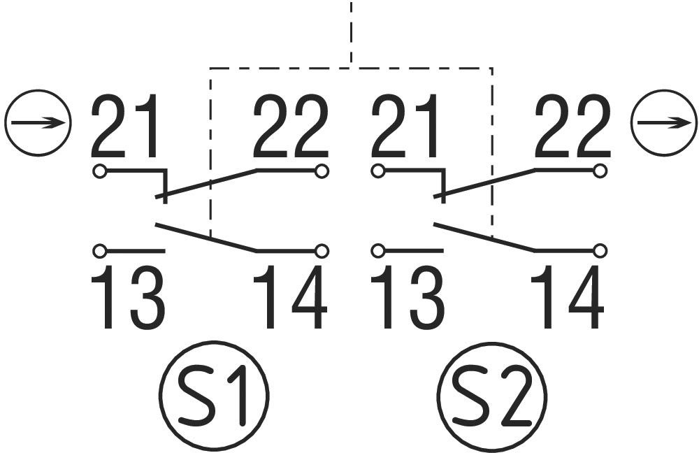 Fußschalter T2FH23222UEDR/22UEDR