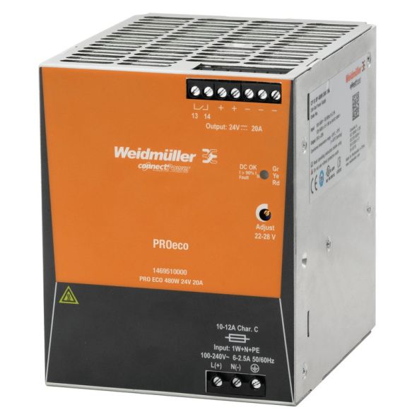 Stromversorgung PROECO 480W 48V 10A Stromversorgung PROECO 480W 48V 10A