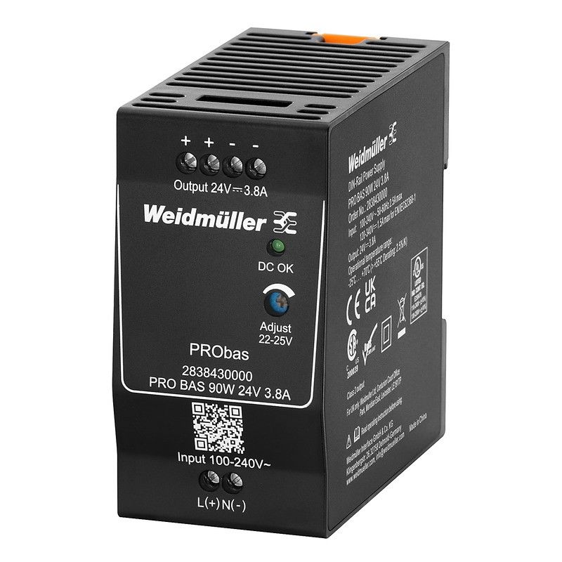 Stromversorgung 24V DC PRO BAS 90W 24V 3.8A Stromversorgung 24V DC PRO BAS 90W 24V 3.8A