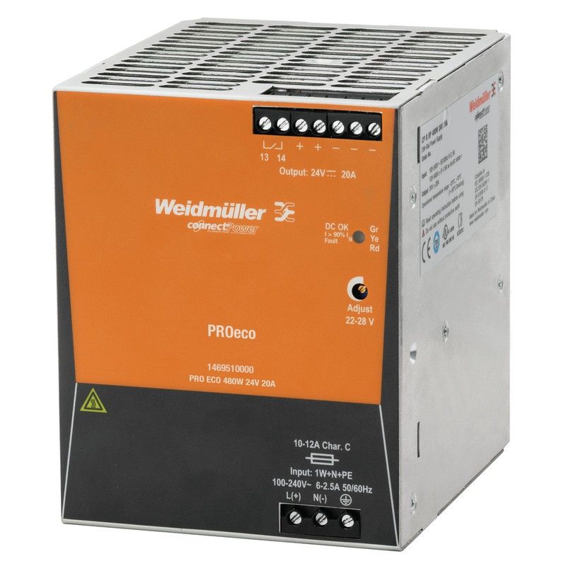 Stromversorgung PROECO 480W 48V 10A Stromversorgung PROECO 480W 48V 10A
