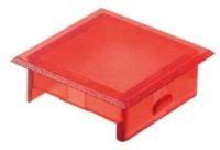 Einsteck-Kalotte rot 4-f KF25KSRT