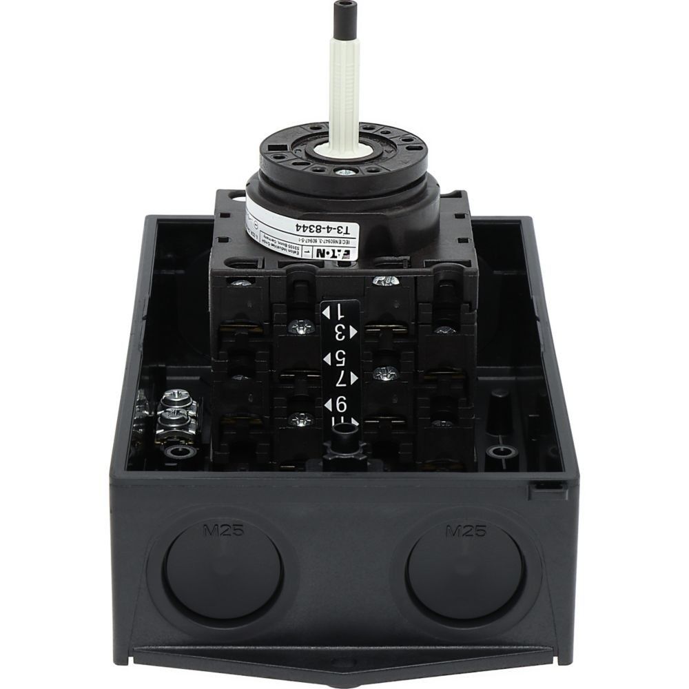 Hauptschalter 8polig 32A T3-4-8344/I2/SVB-SW