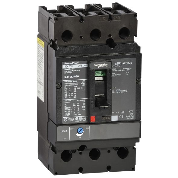 PowerPact 250A TM250 NJJF36250TW PowerPact 250A TM250 NJJF36250TW