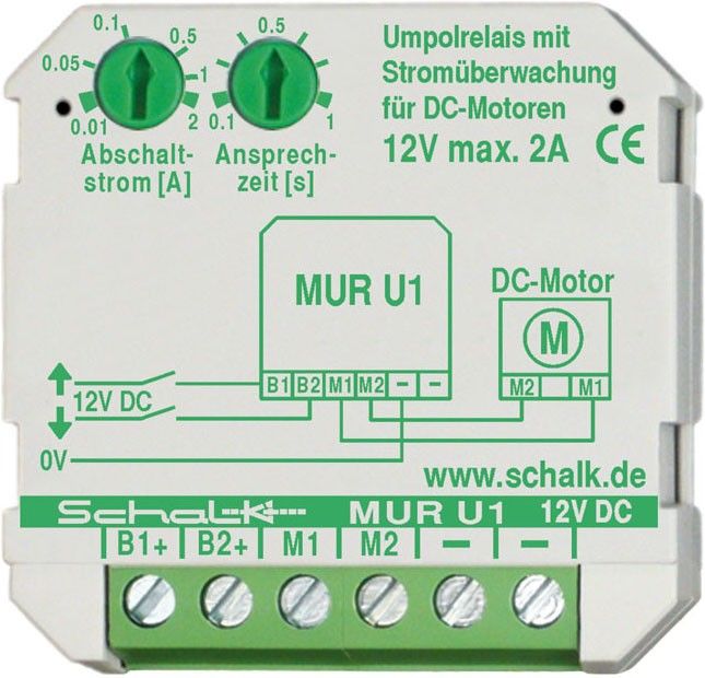 Motor-Umpolrelais MUR U1 (12V DC)