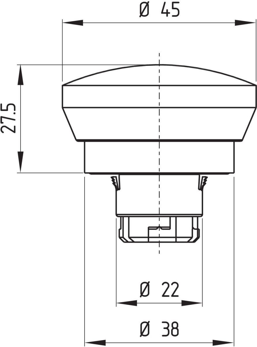 Not-Halt-Schlagtaster EX-RDRZ45RT