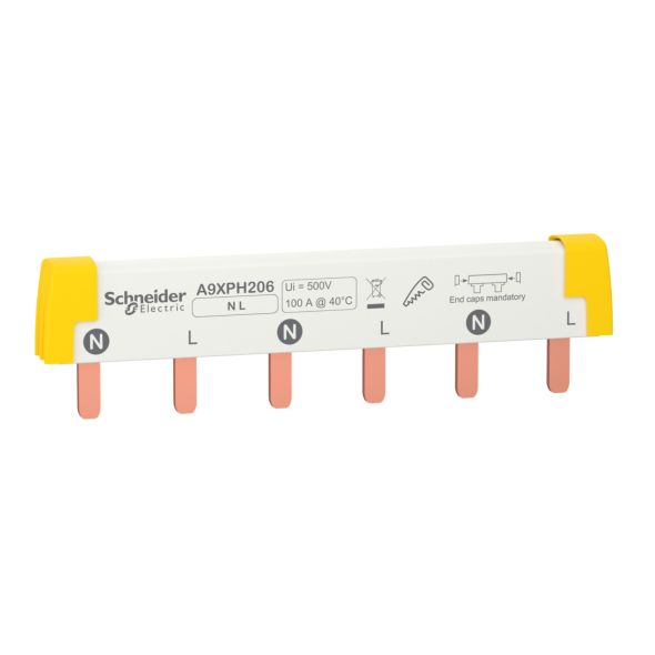 Phasenschiene Steg 1P+N A9XPH206 Phasenschiene Steg 1P+N A9XPH206