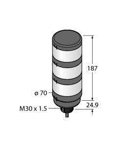 Modulare Signalsäule TL70GYR