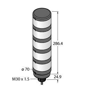 Modulare Signalsäule TL70WBGYR Modulare Signalsäule TL70WBGYR
