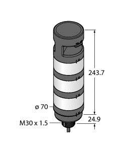 Modulare Signalsäule TL70GYRA