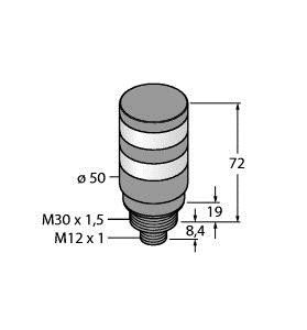Signalsäule TL50BLW1W1Q