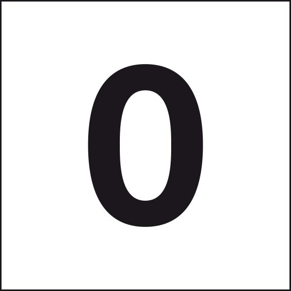 Schild mit Standard-Druck BSQX42 Schild mit Standard-Druck BSQX42