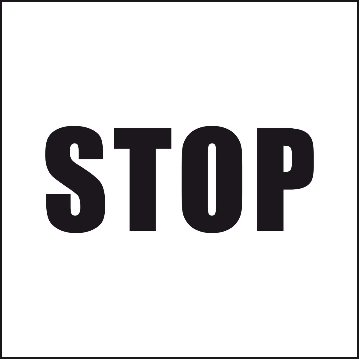Schild mit Standard-Druck BSQX202 Schild mit Standard-Druck BSQX202