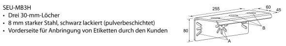 Befestigungswinkel SEU-MB3H Befestigungswinkel SEU-MB3H