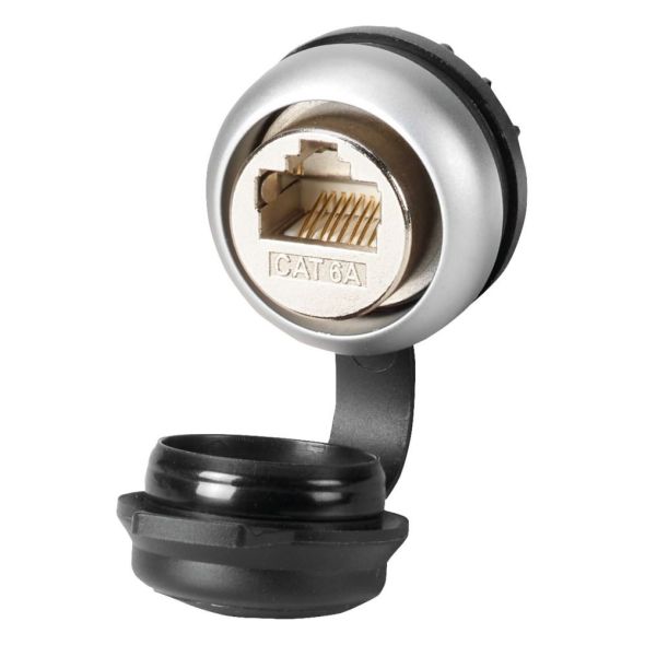 Einbaubuchse M22-RJ45-CAT6A