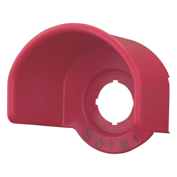 Schutzkragen rot+Laserung M22R-SOL-XGPVQ