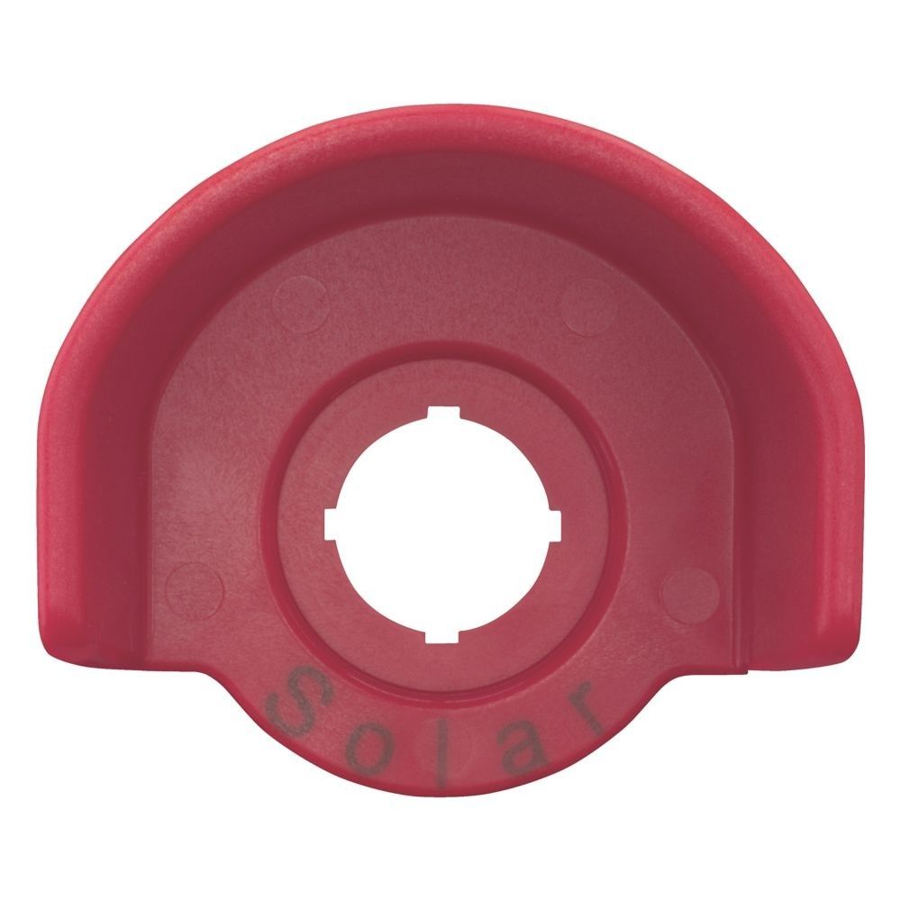 Schutzkragen rot+Laserung M22R-SOL-XGPVQ
