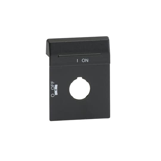 Blanco-Schild schwarz OPBS1