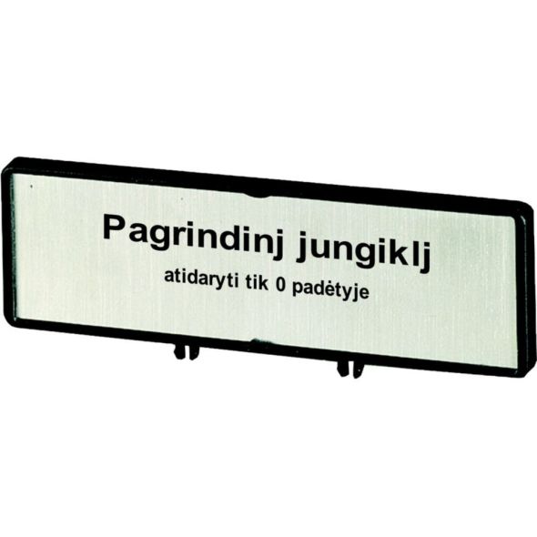 Träger mit Schild ZFS84-P3