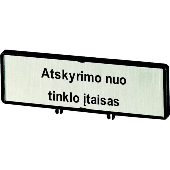 Träger mit Schild ZFSNT84-P3