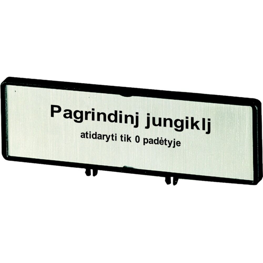 Träger mit Schild ZFS84-P3